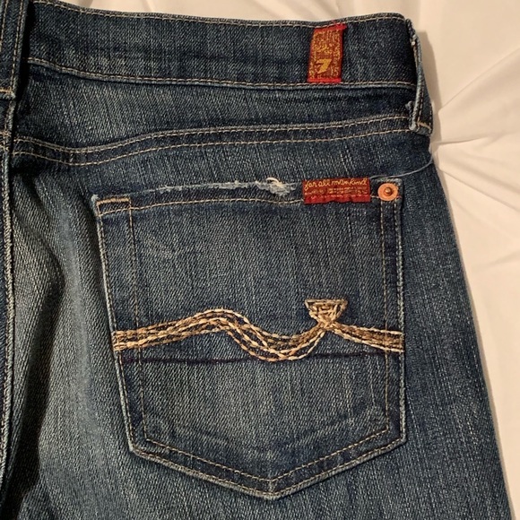 7 For All Mankind Bootcut Size 30 Jeans EUC! - Picture 7 of 8
